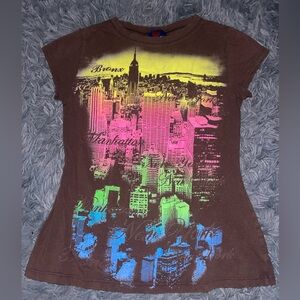 Y2k vintage NYC top